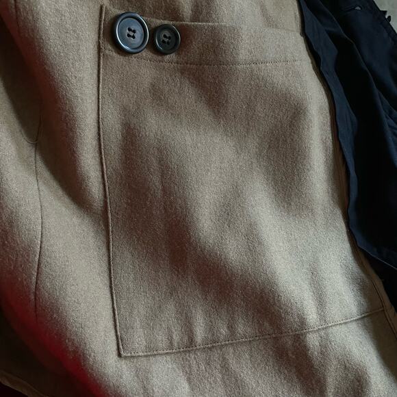 Chaps Ralph Lauren Hooded Removable Lining Black Anorak Jacket Size M - Picture 7 of 8